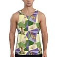 thumbnail image 1 of Easygdp Labrador Retriever Dog Men's Tank Top, Sleeveless Muscle T Shirts, Breathable, Quick-Dry, Loose for Gym, Running, Fitness - 4X-Large, 1 of 9