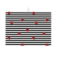 thumbnail image 1 of Easygdp Ladybugs On Black And White Striped Microfiber Absorbent Dish Drying Pad,Kitchen Drying Mat,Can Be Hung, Strong Water Absorption Capacity,Quick Drying, 1 of 9