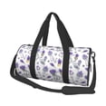 thumbnail image 1 of Easygdp Lavender Bicycle Travel Bag, Camping, Weekend, Carry On Overnight Duffel Bag with Shoulder Strap, 1 of 8