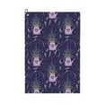 thumbnail image 1 of Easygdp Lavender Flowers Golf Towel 24x16in for Men and Women with Carabiner Clip for Easy Attachment, 1 of 8