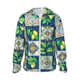 thumbnail image 1 of Easygdp Lemon and Leaves Lightweight Long Sleeve Sun Shirt Sports long-Sleeved Sun Protective Clothing, Quick Drying Breathable - Small, 1 of 9