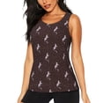 thumbnail image 1 of Easygdp Leopard Print Women's Workout Tank Top, Running Top, Hiking Shirt, Quick-Dry for Running, Yoga, Hiking - Medium, 1 of 9