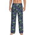 thumbnail image 1 of Easygdp Magic Toads in Hats Men's Pajama Pant, Sleep Elastic Waistband Lounge Pants - Medium, 1 of 9