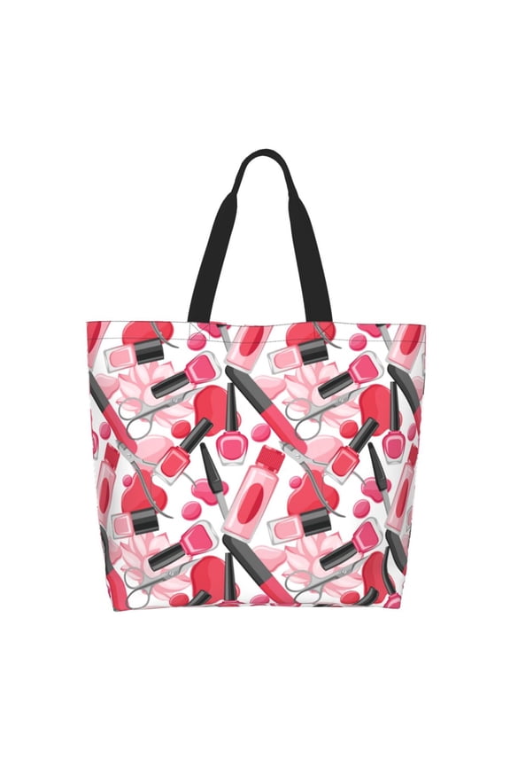 Makeup Tote Bags for Women,Women Travel Shoulder Bags HandbagsBig Capacity Shopping Work Bag