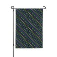thumbnail image 1 of Easygdp Mardi Gras Strings of Beads Garden Flag Yard Flag Welcome Flag, Double-Sided, Weather Resistant for Outdoor Decor - 12.5"x18", 1 of 9