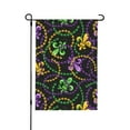 thumbnail image 1 of Easygdp Mardi Gras6 Garden Flag Yard Flag Welcome Flag, Double-Sided, Weather Resistant for Outdoor Decor - 28"x40", 1 of 9
