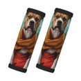 Easygdp Meditating French Bulldog Luggage Handle Wraps for Suitcase
