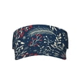 thumbnail image 1 of Easygdp Merry Christmas Stretchy Visor - Unisex Visor Hat for Men and Women, UPF 50 Sun Protection Visor, Ultra-Light, 1 of 8