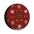 thumbnail image 1 of Easygdp Merry Christmas Wheel Sun Guard, Spare Tire Cover,Universal Trailer Suv Truck Camper Travel,Easy To Install And Remove -17 Inch, 1 of 9