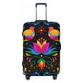thumbnail image 1 of Easygdp Mexican Flower Traditional1 Double-Sided Printed Elastic Suitcase Protective Cover,Invisible Zipper, Business Trip Luggage Cases,Washable And Resistant To Falling -Large, 1 of 9