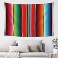 thumbnail image 1 of Easygdp Mexican Serape Blanket Stripes Tapestry Wall Hanging, Wall Tapestries for Bedroom Aesthetic Living Room Office Decor 60x40in, 1 of 8