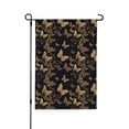 thumbnail image 1 of Easygdp Modern Golden Butterfly Garden Flag Yard Flag Welcome Flag, Double-Sided, Weather Resistant for Outdoor Decor - 12.5"x18", 1 of 9