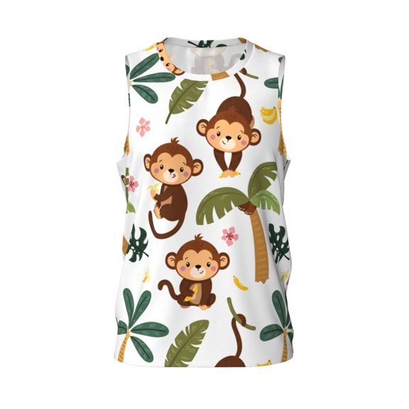 Easygdp Football Time Men's Mesh Basketball Jersey Quick Drying Sleeveless Shirts Fitted Muscle Tank Tops Sport Round Neck T-Shirt - XX-Large