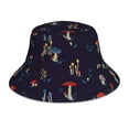 thumbnail image 1 of Easygdp Mushrooms3 Double-Sided Reflective Fisherman Hat,Sun Visor,Casual Hat,Fluorescent Hat,Suitable For Outdoor And Night Walking,Unisex, 1 of 9
