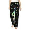 thumbnail image 1 of Easygdp Music Notes Women's Drawstring Pajama Pants | Lounge Joggers Sweatpants | Comfy Sleepwear | Yoga Pants-Small, 1 of 6