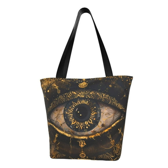 Mystical Golden Eye Shoulder Bags for Women,Crossbody Bags Shoulder Purse Handbag for Women