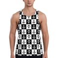 thumbnail image 1 of Easygdp Nautical Anchors1 Men's Tank Top, Sleeveless Muscle T Shirts, Breathable, Quick-Dry, Loose for Gym, Running, Fitness - XX-Large, 1 of 9