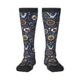 thumbnail image 1 of Easygdp Nautical Soccer Socks Sport Knee High Socks Calf Compression Athletic Socks for Men and Women, 1 of 9