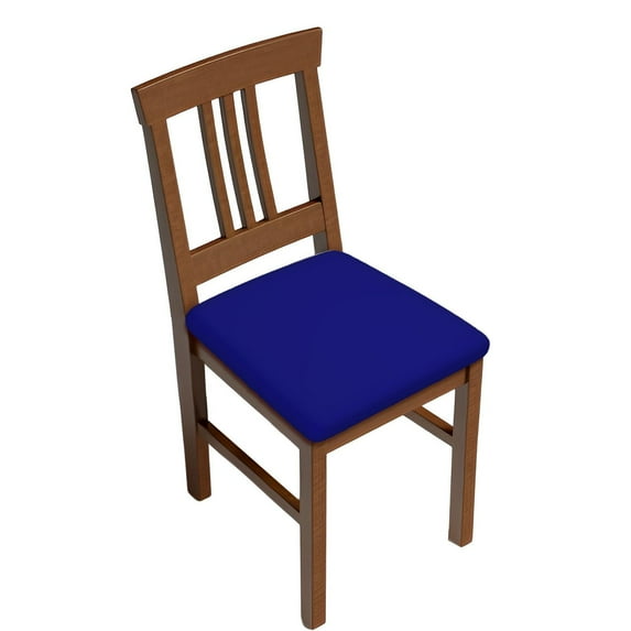 Easygdp Navy Square Chair Cushion Cover Stretch Chair Seat Covers Removable Washable for Hotel, Bedroom, Office