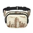 thumbnail image 1 of Easygdp New York Fanny Packs for Women Men, Belt Bag, Fashion Crossbody Bags, for Workout/Running/Hiking, 1 of 9