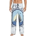 thumbnail image 1 of Easygdp Not All Who Wander Are Lost2 Men's Pajama Pant, Sleep Elastic Waistband Lounge Pants - XX-Large, 1 of 9