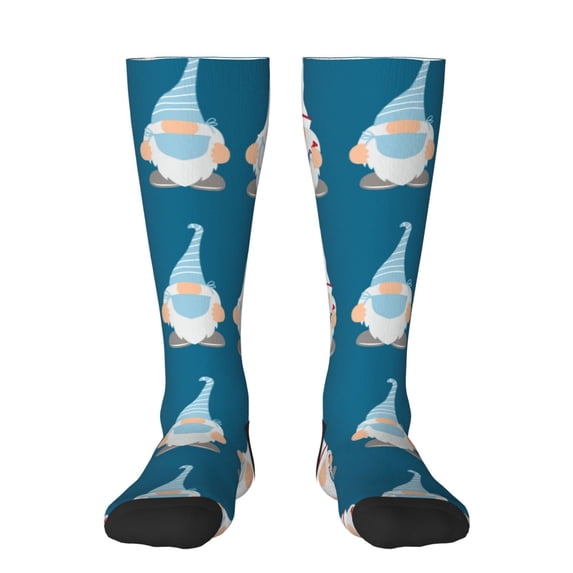 Easygdp Nurse Doctor Gnomes Fashionable Adult Sockings&Sports Sockings&Breathable Sockings, Non-Pilling,Contrasting Color Design