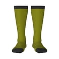thumbnail image 1 of Easygdp Olive Soccer Socks Sport Knee High Socks Calf Compression Athletic Socks for Men and Women, 1 of 9