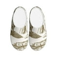 thumbnail image 1 of Easygdp Olive Picking Slippers for Women Mens Winter Warm Home Slippers Plush Slip on House Slippers for Indoor Outdoor Shoes-37/38, 1 of 7