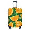 thumbnail image 1 of Easygdp Orange Double-Sided Printed Elastic Suitcase Protective Cover,Invisible Zipper, Business Trip Luggage Cases,Washable And Resistant To Falling -Small, 1 of 9
