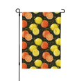 thumbnail image 1 of Easygdp Orange Lemon Garden Flag Yard Flag Welcome Flag, Double-Sided, Weather Resistant for Outdoor Decor - 12.5"x18", 1 of 9