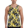 thumbnail image 1 of Easygdp Orchids Flowers Men's Tank Top, Sleeveless Muscle T Shirts, Breathable, Quick-Dry, Loose for Gym, Running, Fitness - XX-Large, 1 of 9