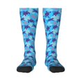 thumbnail image 1 of Easygdp Ornamental Turtles Soccer Socks Sport Knee High Socks Calf Compression Athletic Socks for Men and Women, 1 of 9