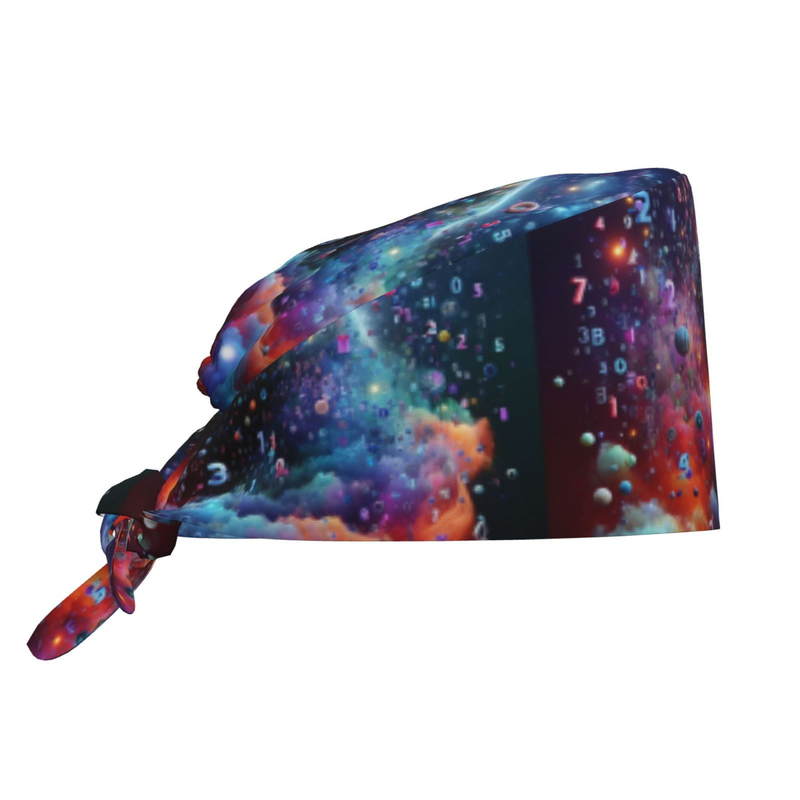 Easygdp Outer Space Floating Numbers And Letters Men Women Adjustable