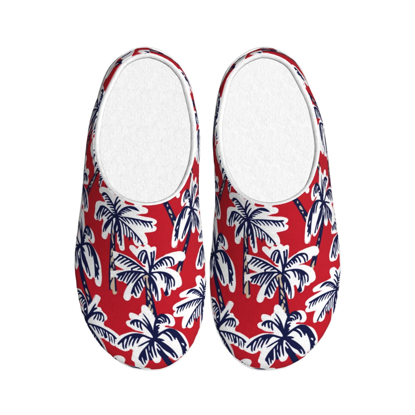 Watermelon Pineapple Piece White Pattern Print Premium Home Slippers main image 1