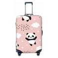 thumbnail image 1 of Easygdp Panda Flying in the Sky Between Clouds and Star Print Elastic and Washable Suitcase Protective Cover with Hidden Zipper Fits 18-32 inch Luggage -Medium, 1 of 9