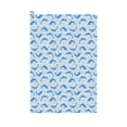 thumbnail image 1 of Easygdp Party Shark Cute Golf Towel 24x16in for Men and Women with Carabiner Clip for Easy Attachment, 1 of 8