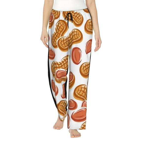 Easygdp Peanuts4 Women's Drawstring Pajama Pants | Lounge Joggers Sweatpants | Comfy Sleepwear | Yoga Pants-