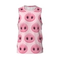 thumbnail image 1 of Easygdp Pig Nose Men's Mesh Basketball Jersey Quick Drying Sleeveless Shirts Fitted Muscle Tank Tops Sport Round Neck T-Shirt - Small, 1 of 9