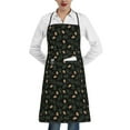 thumbnail image 1 of Easygdp Pine Cone Woodland Pattern Apron Waterdrop Resistant with 2 Pockets,Oil Resistant Cooking Kitchen Chef Apron for Women Men, 1 of 7