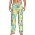 thumbnail image 1 of Easygdp Pineapples1 Men's Pajama Pant, Sleep Elastic Waistband Lounge Pants - Medium, 1 of 1