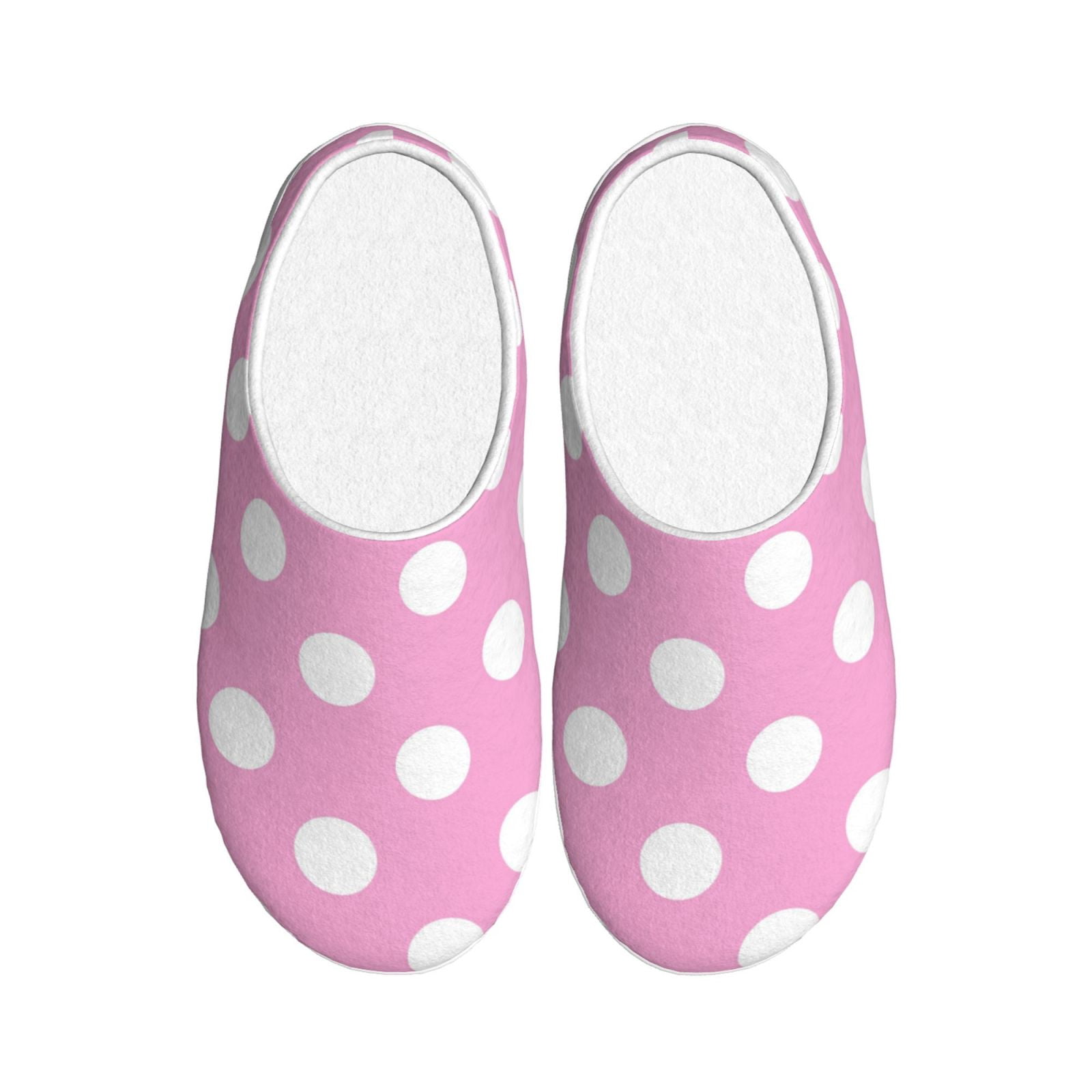 Brown Chocolate Polka dot Pattern Print Premium Home Slippers