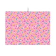 thumbnail image 1 of Easygdp Pink Donut Microfiber Absorbent Dish Drying Pad,Kitchen Drying Mat,Can Be Hung, Strong Water Absorption Capacity,Quick Drying, 1 of 9
