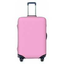 Easygdp Pink Double-Sided Printed Elastic Suitcase Protective Cover,Invisible Zipper, Business Trip Luggage Cases,Washable And Resistant To Falling -Small