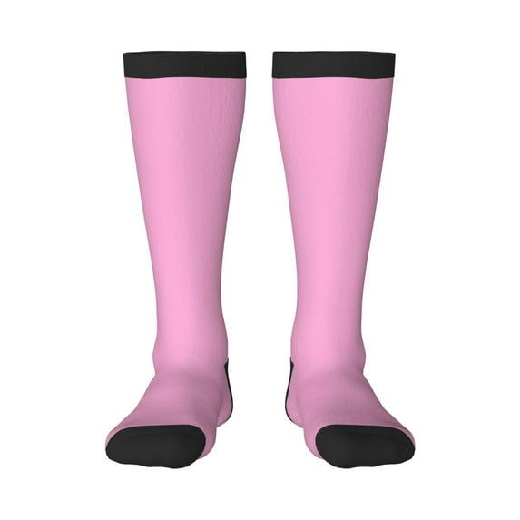 Easygdp Pink Fashionable Adult Sockings&Sports Sockings&Breathable Sockings, Non-Pilling,Contrasting Color Design