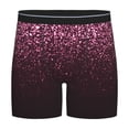 thumbnail image 1 of Easygdp Pink Glitter Sparkles A Men's Boxer Briefs Men’s Underwear Boxer Briefs for Men, 1 of 7