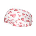 thumbnail image 1 of Easygdp Pink Hearts Sports Headband Non Slip Headband Unisex for Head Circumference 19.6 - 22.4 inch, 1 of 9