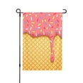 thumbnail image 1 of Easygdp Pink Ice Cream Garden Flag Yard Flag Welcome Flag, Double-Sided, Weather Resistant for Outdoor Decor - 28"x40", 1 of 9