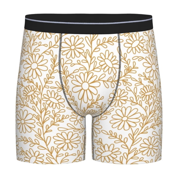 Easygdp Plant Men's Boxer Briefs Men’s Underwear Boxer Briefs for Men
