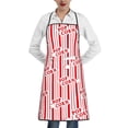 thumbnail image 1 of Easygdp Popcorn 1 Apron Waterdrop Resistant with 2 Pockets,Oil Resistant Cooking Kitchen Chef Apron for Women Men, 1 of 7