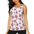 thumbnail image 1 of Easygdp Purple Mushroom Women's Workout Tank Top, Running Top, Hiking Shirt, Quick-Dry for Running, Yoga, Hiking - XX-Large, 1 of 9